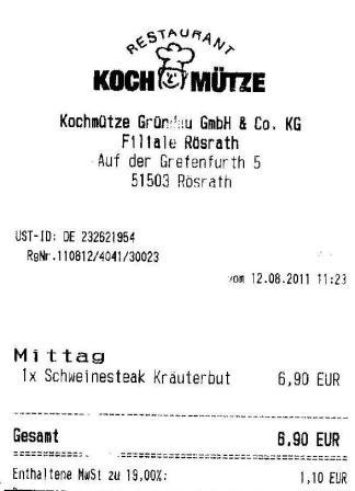 cmdn Hffner Kochmtze Restaurant